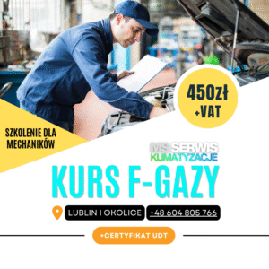 Szkolenie z Klimatyzacji Samochodowej F-GAZY